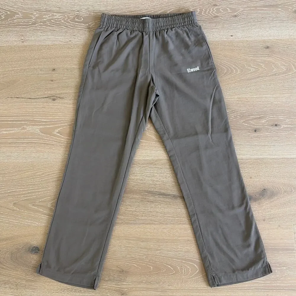 Elwood Pants Elasticated Waist Dume Size S Tan Cream
